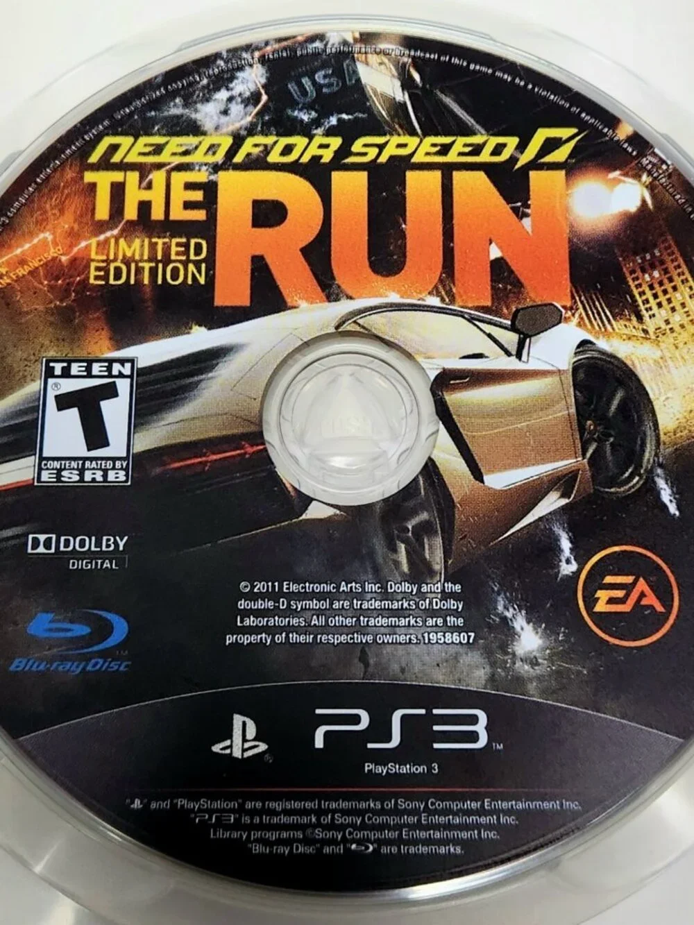 PS3 Game Bundle Lot - Red Dead Redemption, Need for Speed, Heavy Rain CIB Tested